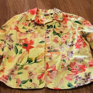 Chico’s~Jean Style Jacket~Cotton 💛🧡